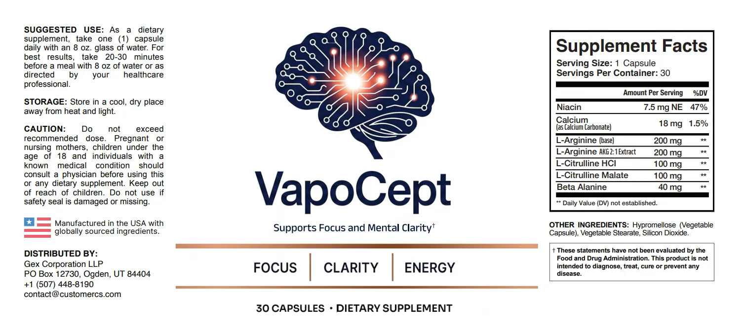 Health expert reviewing VapoCept formula
